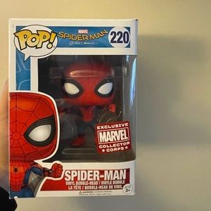 Funko Pop! Marvel Spider-Man Homecoming Spider-Man #220 Collector Corps NEW